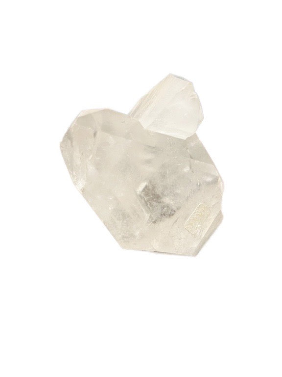 Clear quartz double point