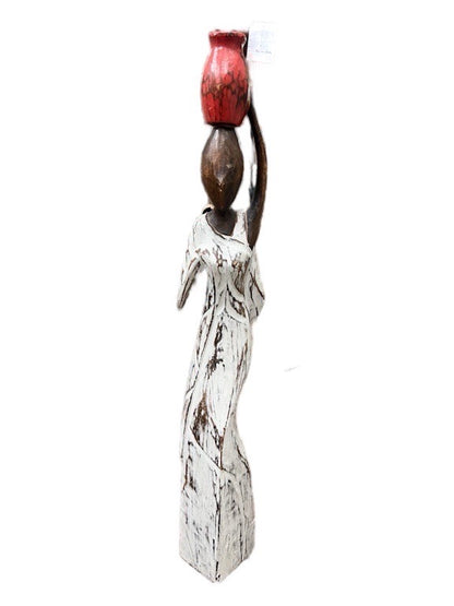 Statue Wood African Lady