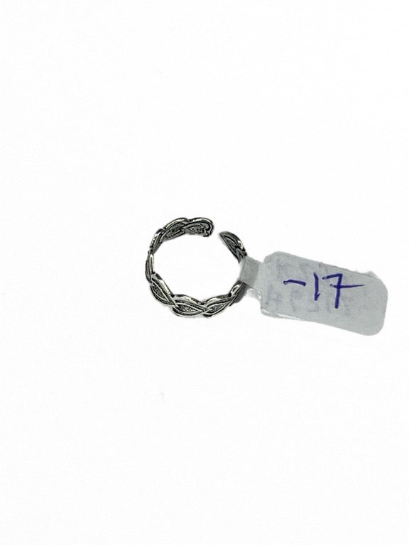 Silver toe rings-various patterns