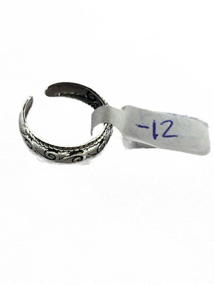 Silver toe rings-various patterns