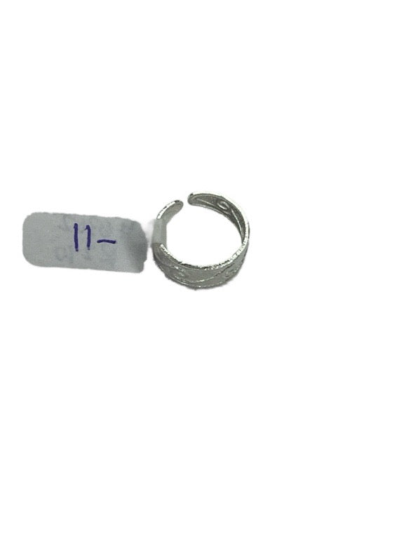 Silver toe rings-various patterns