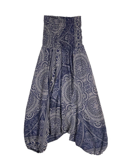 Harem pant & halter neck jumpsuit - various prints