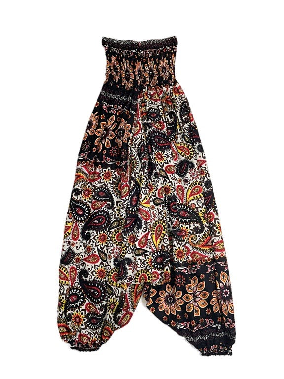 Harem pant & halter neck jumpsuit - various prints