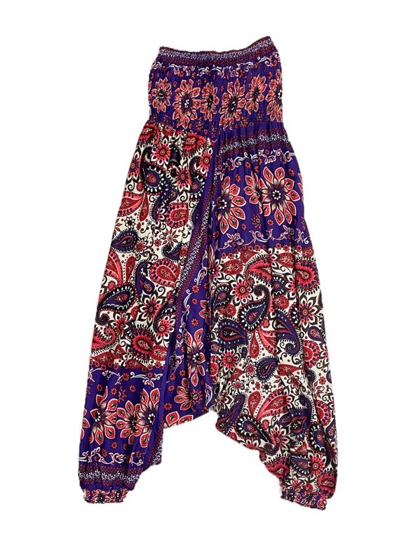 Harem pant & halter neck jumpsuit - various prints