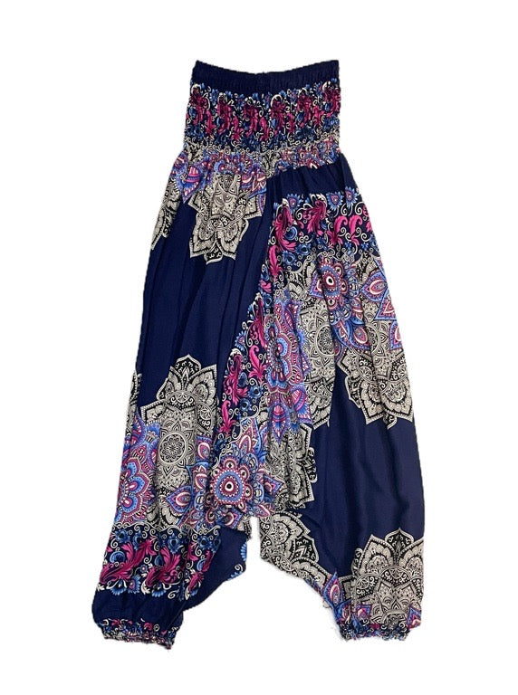 Harem pant & halter neck jumpsuit - various prints