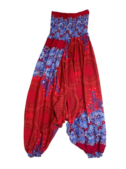 Harem pant & halter neck jumpsuit - various prints