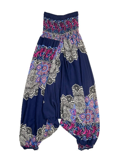 Harem pant & halter neck jumpsuit - various prints