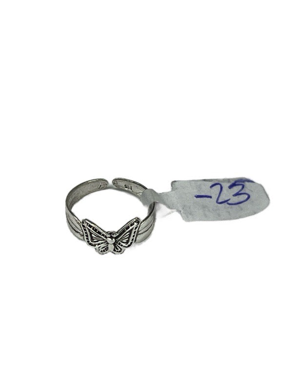 Silver toe rings-various patterns