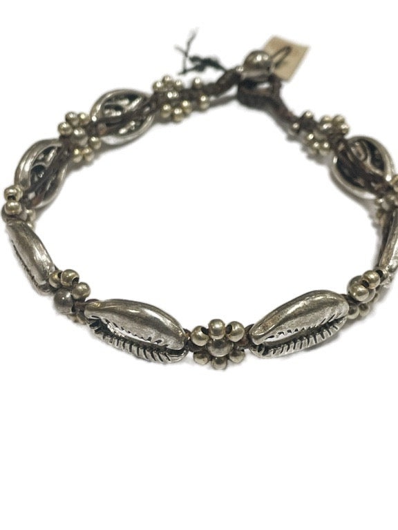 ❤Cowry shell anklet silver