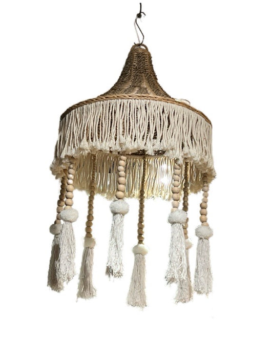 MACRAME LAMP SHADE