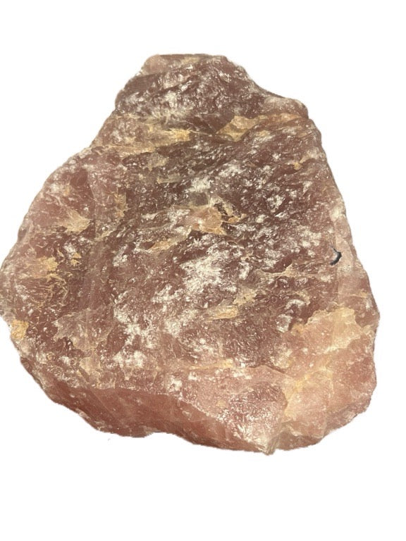 LARGE ROUGH ROSE QTZ