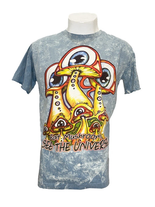 "See the universe, Eyes" cotton tee shirt - Medium 54cm 1/2 chest - various colours