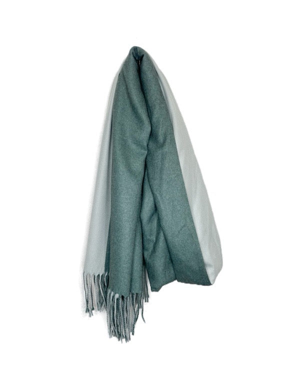 Cashmere pashmina - 2 tone 66 x 180cm - various colours