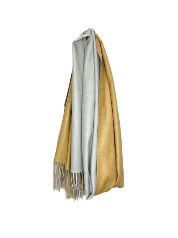 Cashmere pashmina - 2 tone 66 x 180cm - various colours