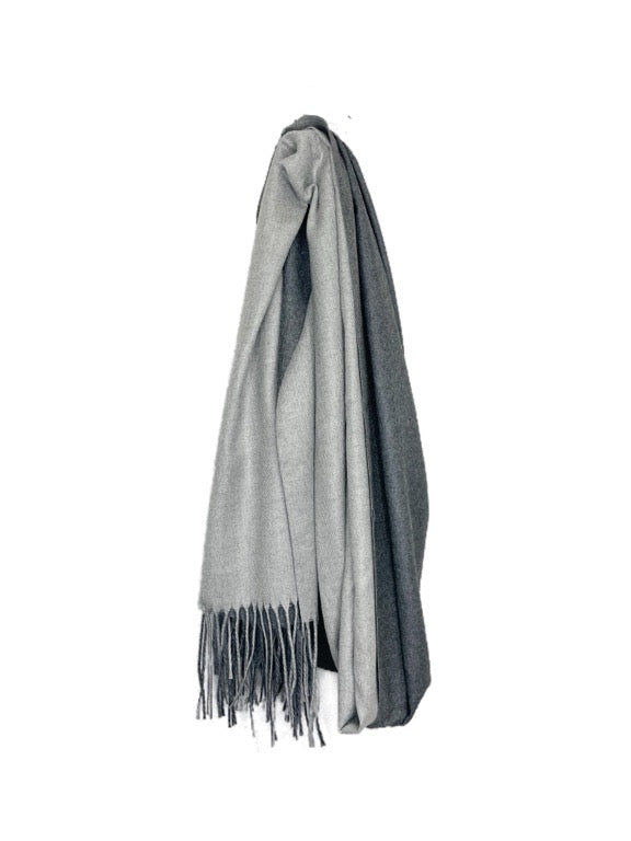 Cashmere pashmina - 2 tone 66 x 180cm - various colours