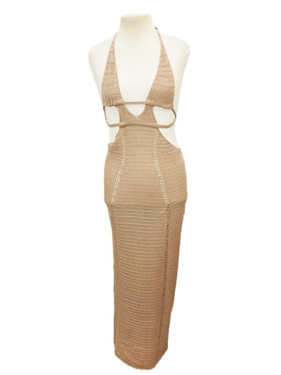 ❤Open back knitted dress - various