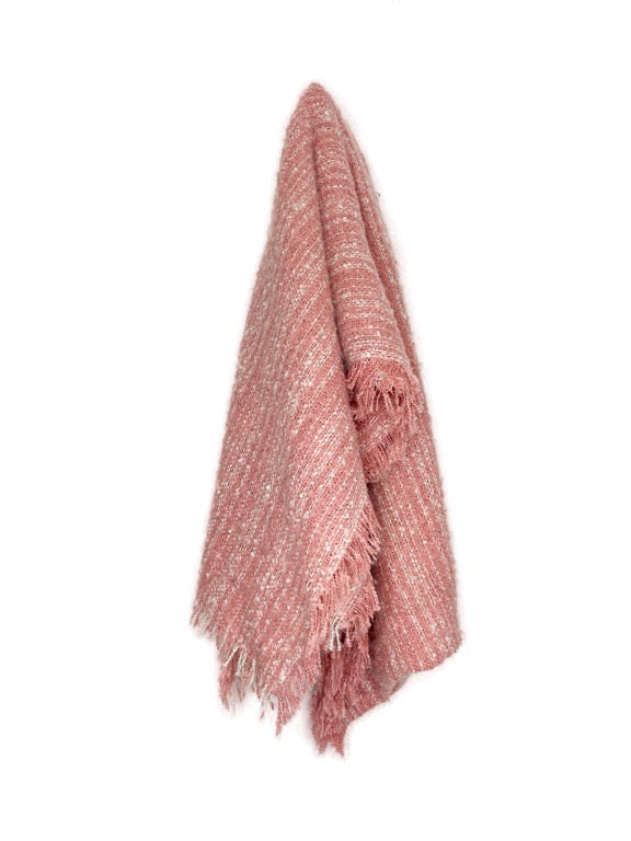 Woven silky soft textured scarf - 200 x 66 cm - various colours