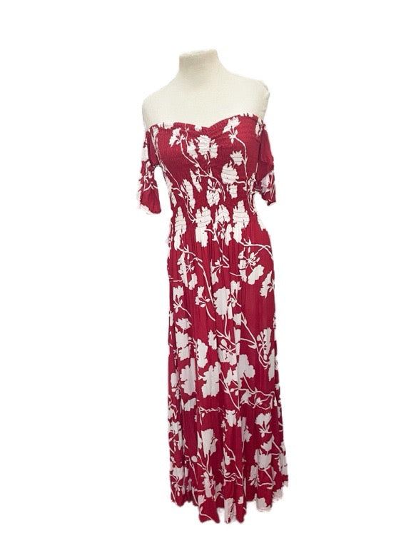 ❤Rylee off the shoulder shirred dress - various