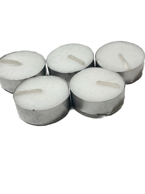 Six hour tealight candles - 5 pack