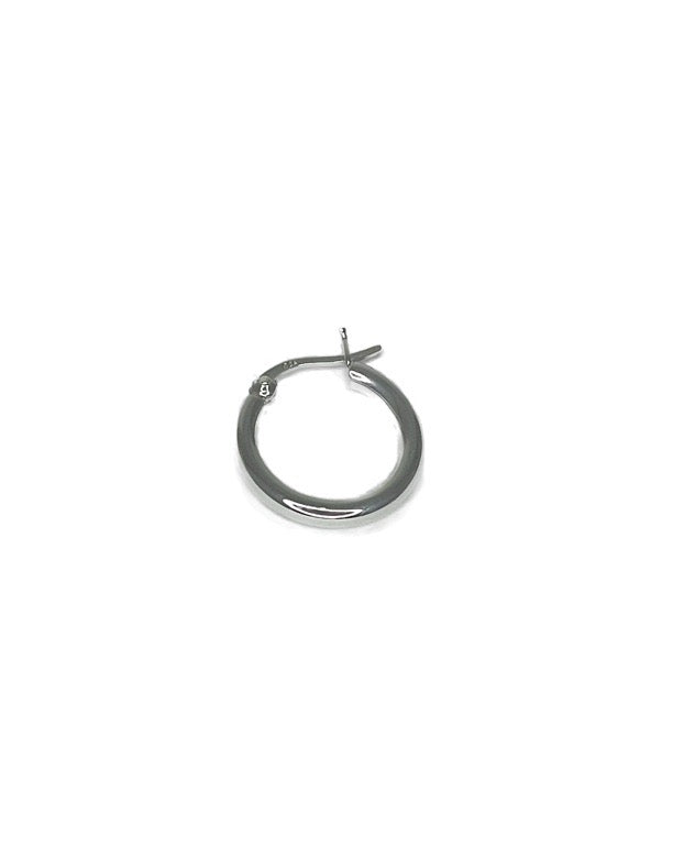 Silver hoop earings small