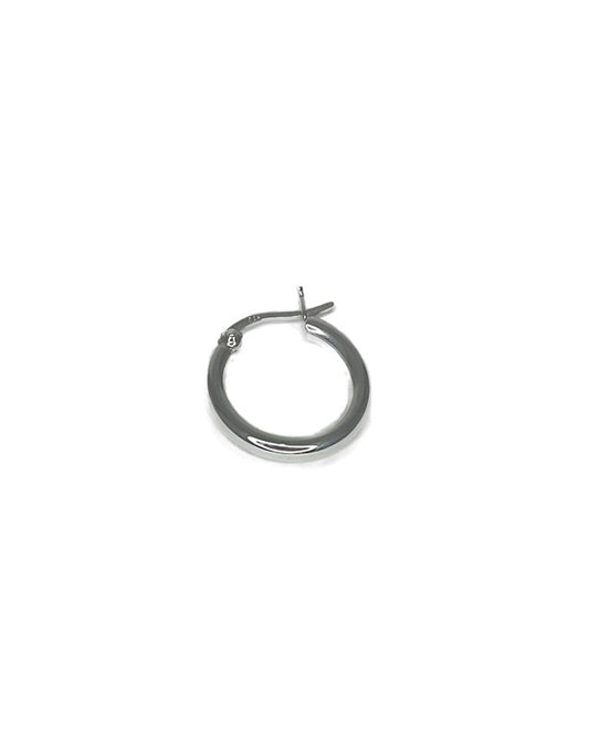 Silver hoop earings small