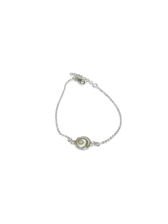 Silver Shell bracelet