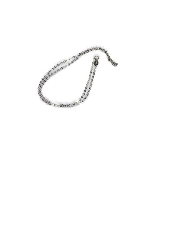 Silver Plain Chain 16"