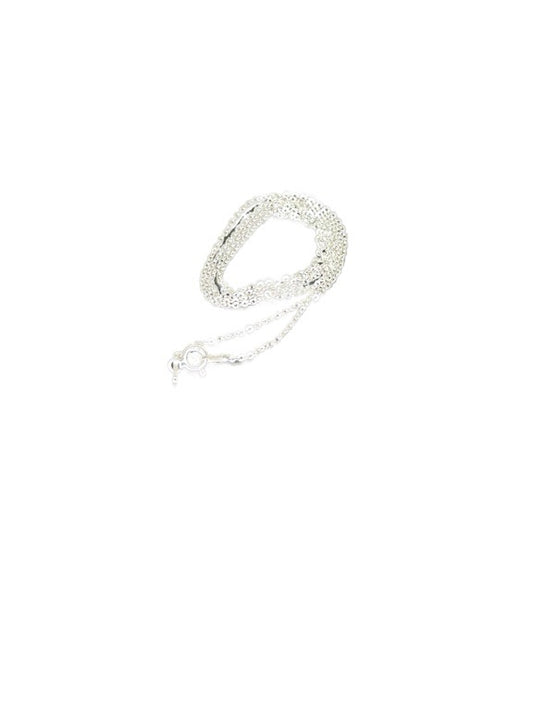 Silver Chain Plain 18"