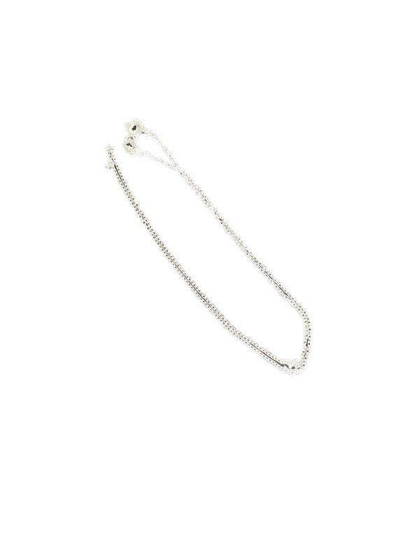 Silver Plain Chain 18"