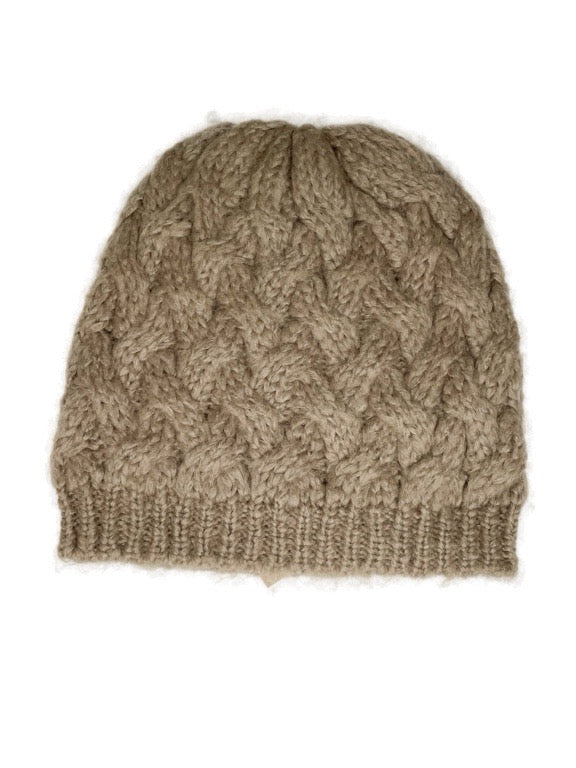 Beanie with cross Cable