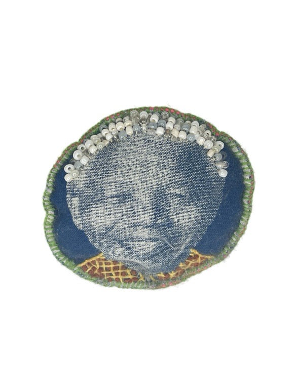 Mandela hand made brooch