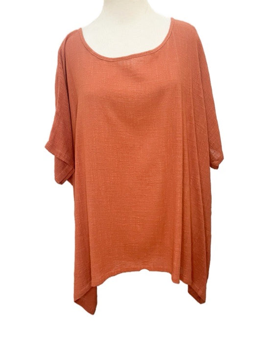 Organic cotton M-top boxy tunic