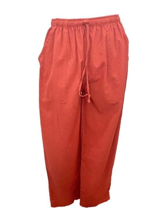 Thai cotton pant with patch pockets