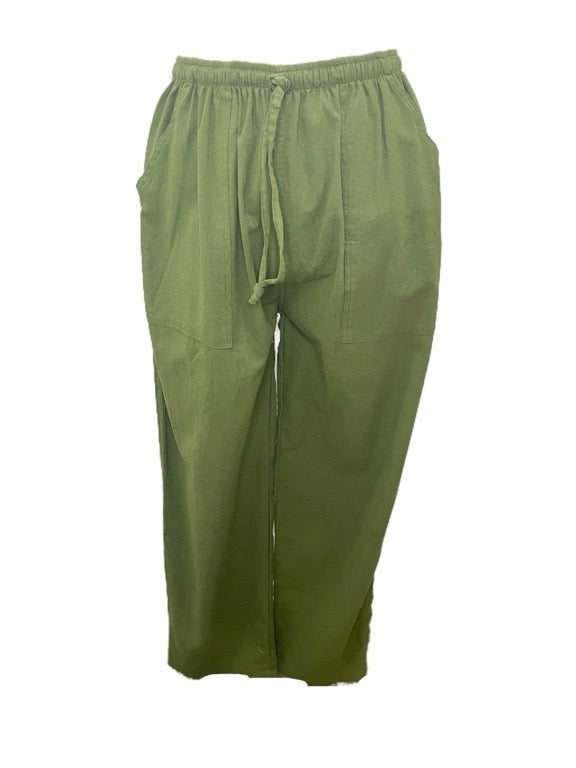 Thai cotton pant with patch pockets