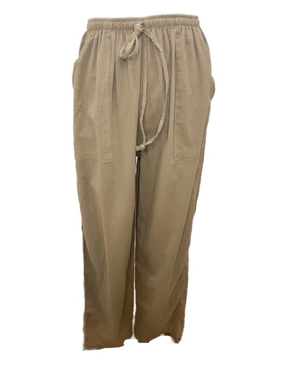 Thai cotton pant with patch pockets