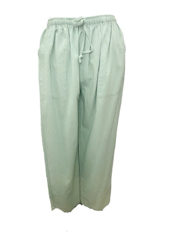 Thai cotton pant with patch pockets