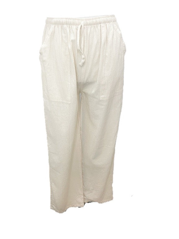 Thai cotton pant with patch pockets