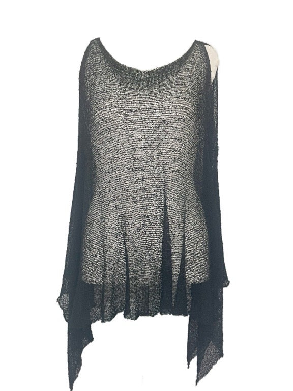 PONCHO WITH THREE OPENINGS