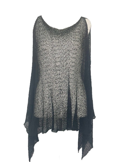 PONCHO WITH THREE OPENINGS
