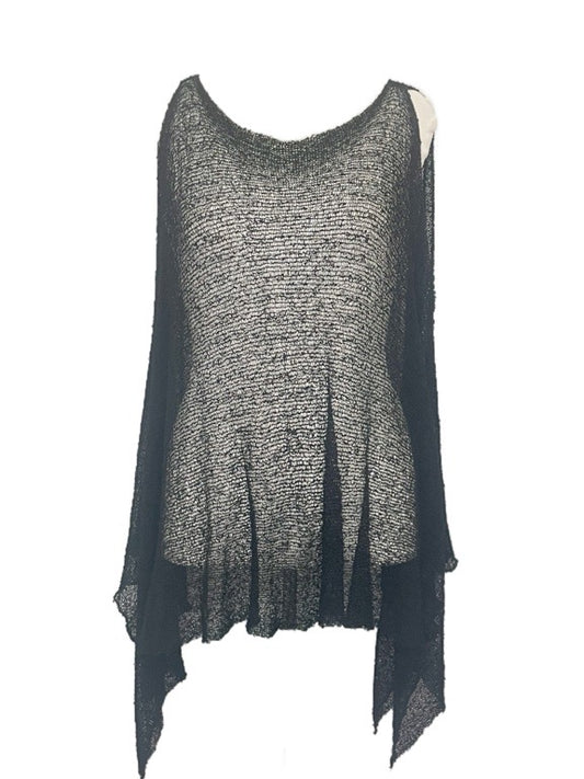 PONCHO WITH THREE OPENINGS