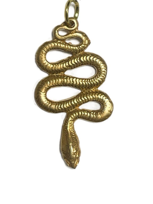 Gold Snake pendants