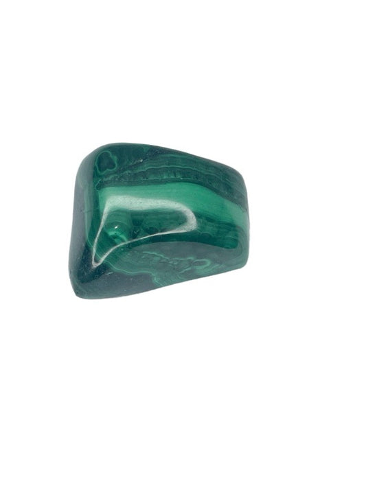 small crystal - smooth malachite - medium