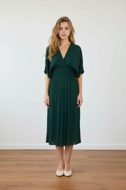 Batwing Closed Back dress