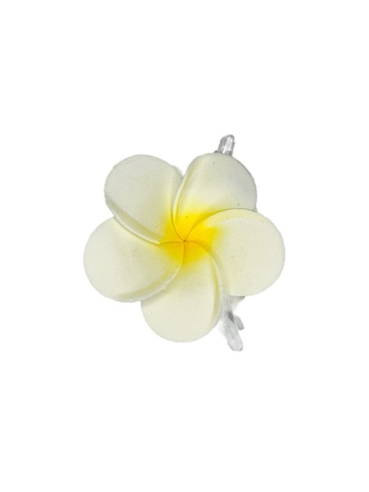Frangipani hair clip small
