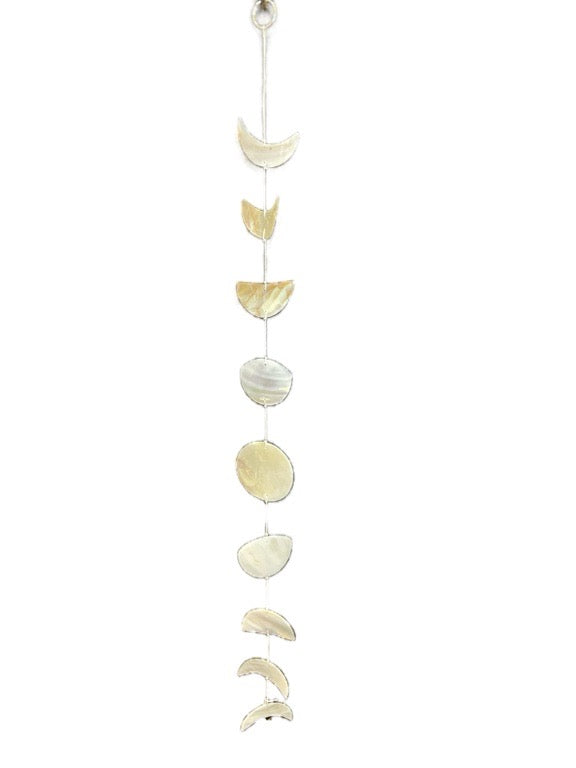 Moon phases mobile on string