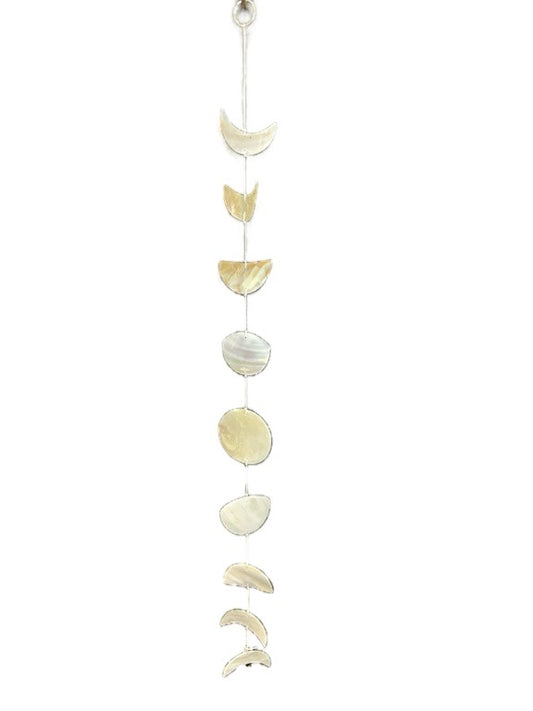 Moon phases mobile on string