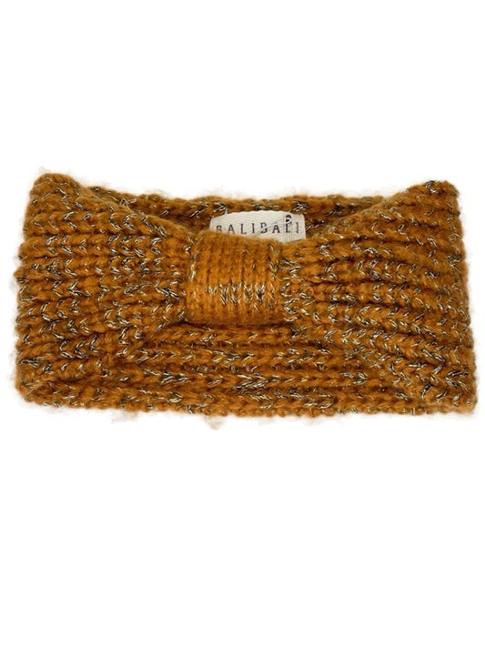 Knit lurex headband