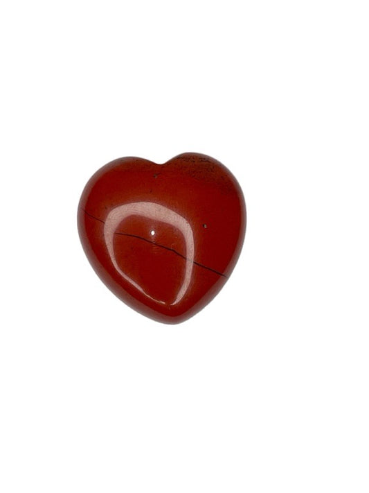 Red jasper heart