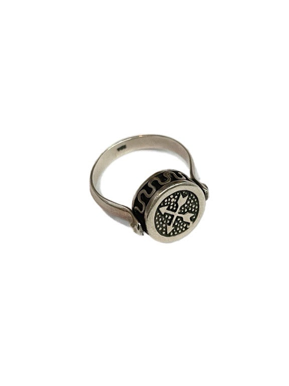 Swivel ring - moon arrow