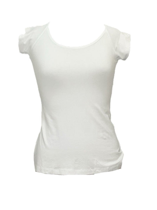 Yoga tee criss-cross back no print ST2